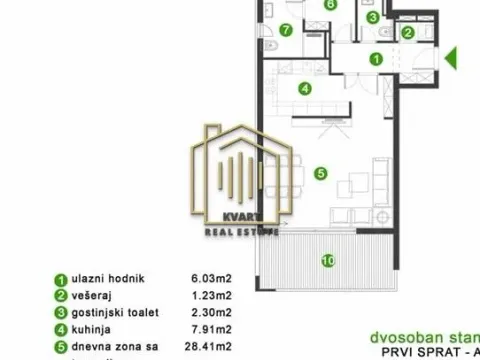 Prodaja, dvosoban stan, 76m², Zagorič, Podgorica - image 5