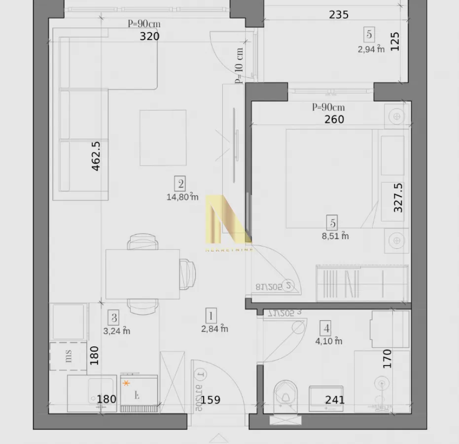Prodaja, dvosoban stan, 35m², Telep, Novi Sad Sve Podlokacije