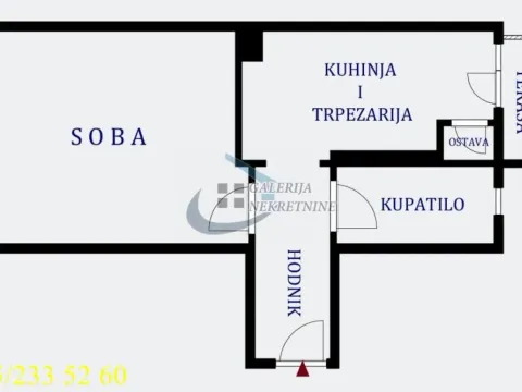 Sale, one bedroom apartment, 38m², Vračar Sve Podlokacije, Beograd - image 18
