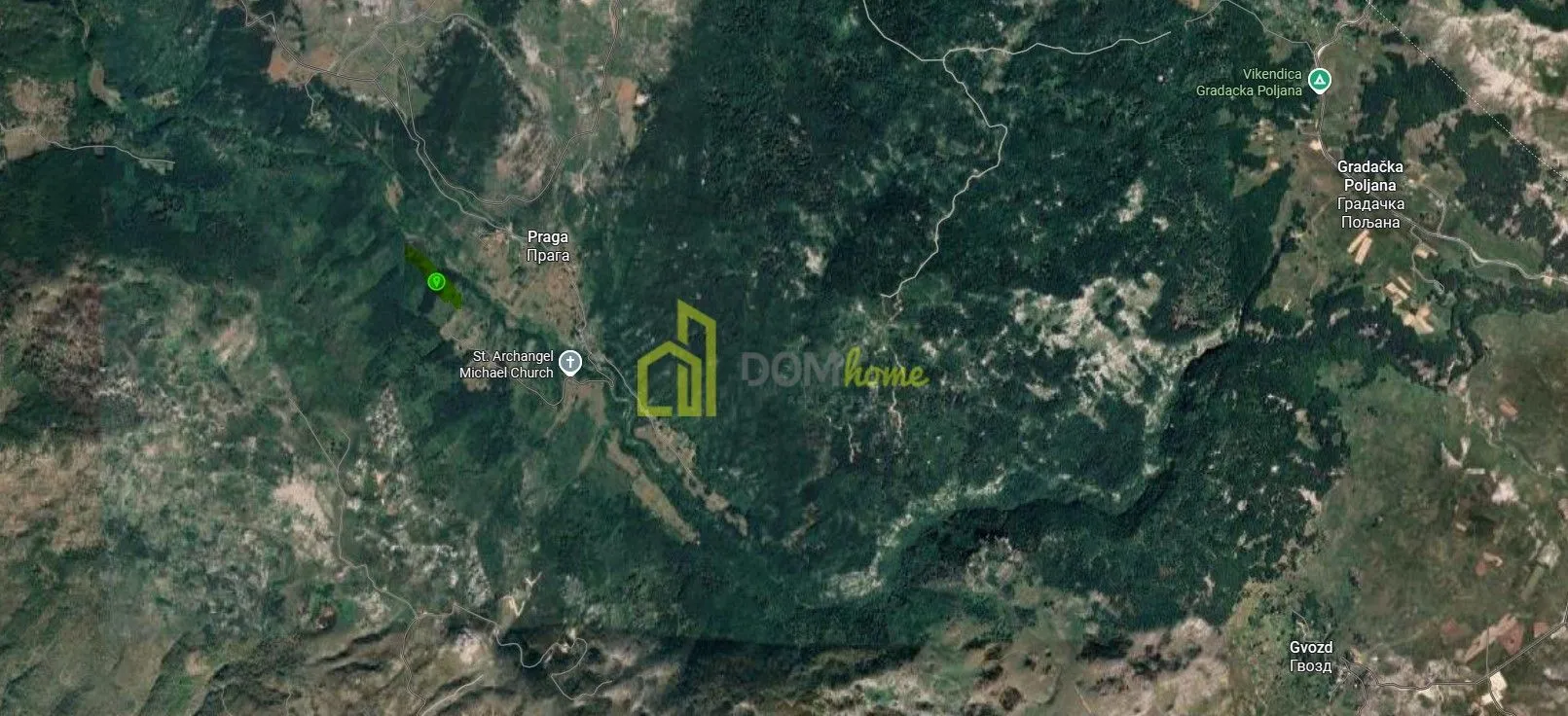 Prodaja, plac, 95800m², Praga, Nikšić