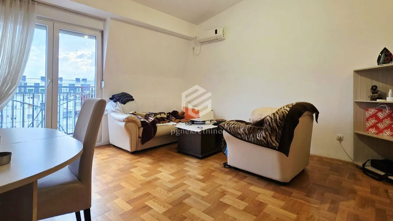 Prodaja, jednosoban stan, 43m², Stari Aerodrom, Podgorica