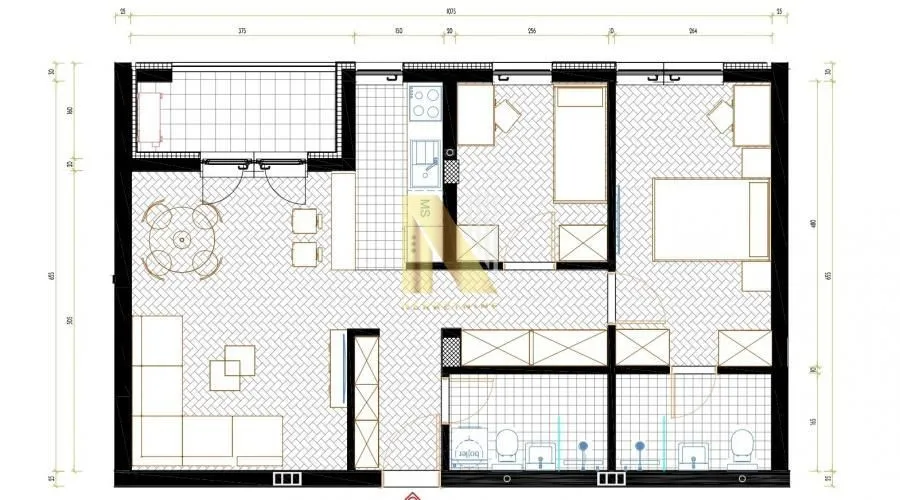 Prodaja, trosoban stan, 65m², Sremska Kamenica, Petrovaradin