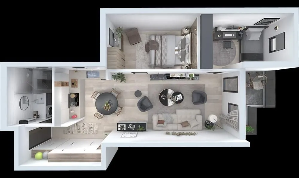 Sale, three bedroom apartment, 60m², Cvetkova Pijaca, Zvezdara Sve Podlokacije