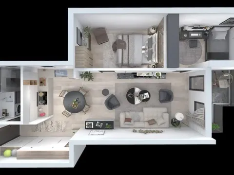 Sale, three bedroom apartment, 60m², Cvetkova Pijaca, Zvezdara Sve Podlokacije - image 12