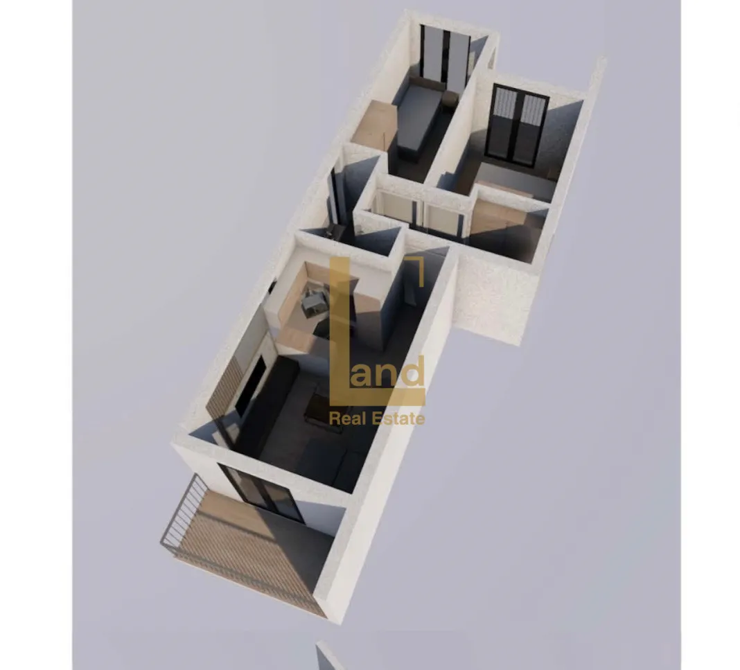 Sale, two bedroom apartment, 50m², Zabjelo, Podgorica