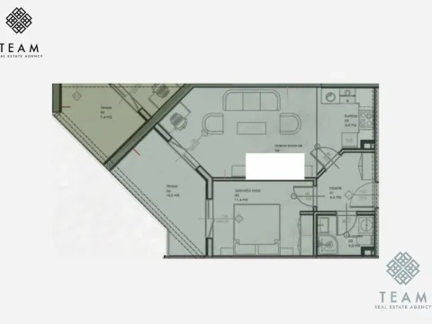 Prodaja, jednosoban stan, 53m², Ljubović, Podgorica - image 9