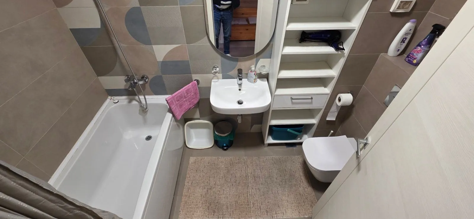 Rent, one bedroom apartment, 42m², Pobrežje, Podgorica
