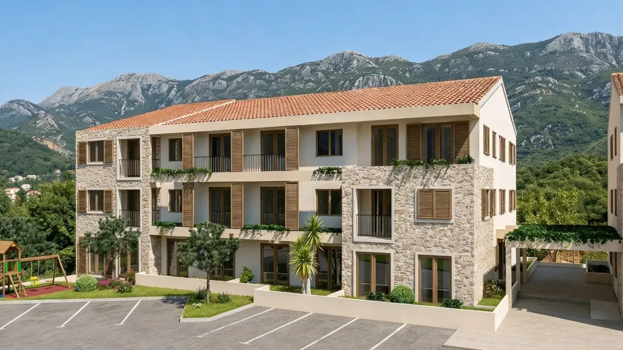 Sale, one bedroom apartment, 43m², Radanovići, Kotor