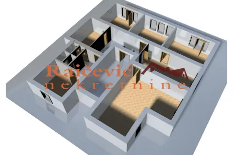 Three-dimensional floor plan showing the layout of the apartment. - image 20