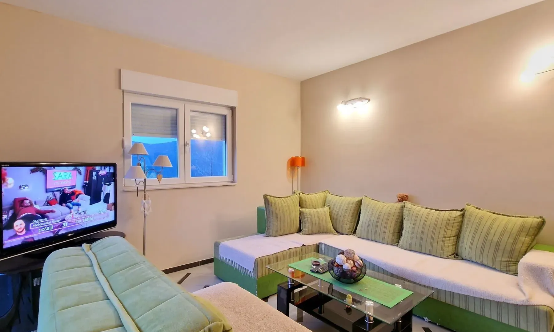 Rent, one bedroom apartment, 58m², Prijevor, Budva