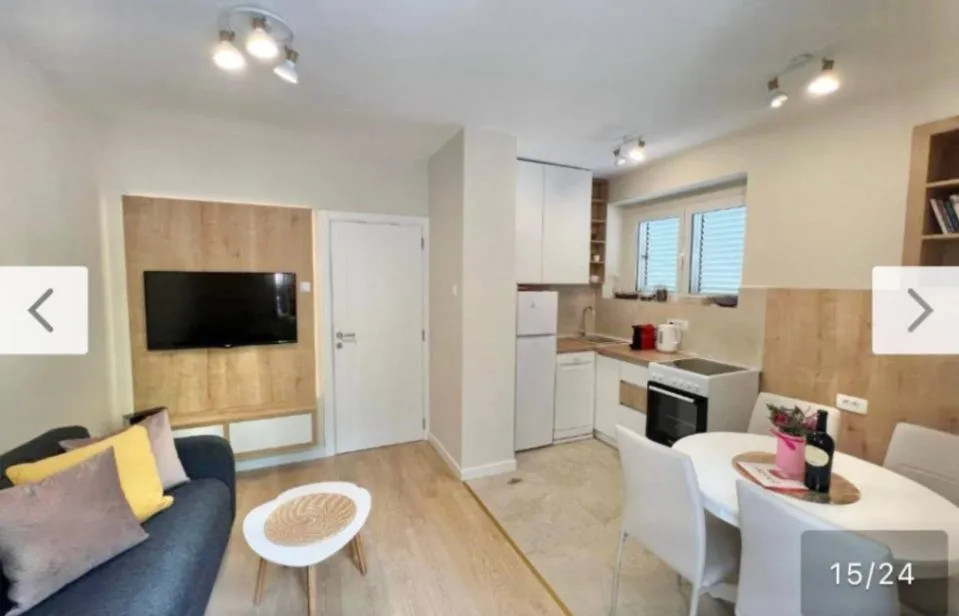 Rent, one bedroom apartment, 40m², Dobrota, Kotor