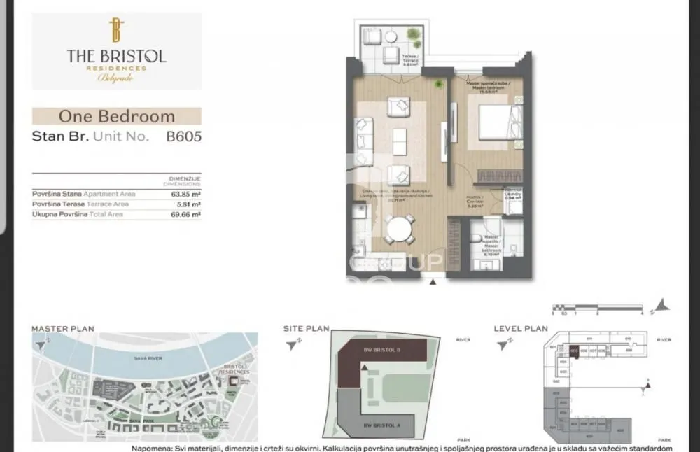 Prodaja, dvosoban stan, 71m², Savski Venac, Beograd