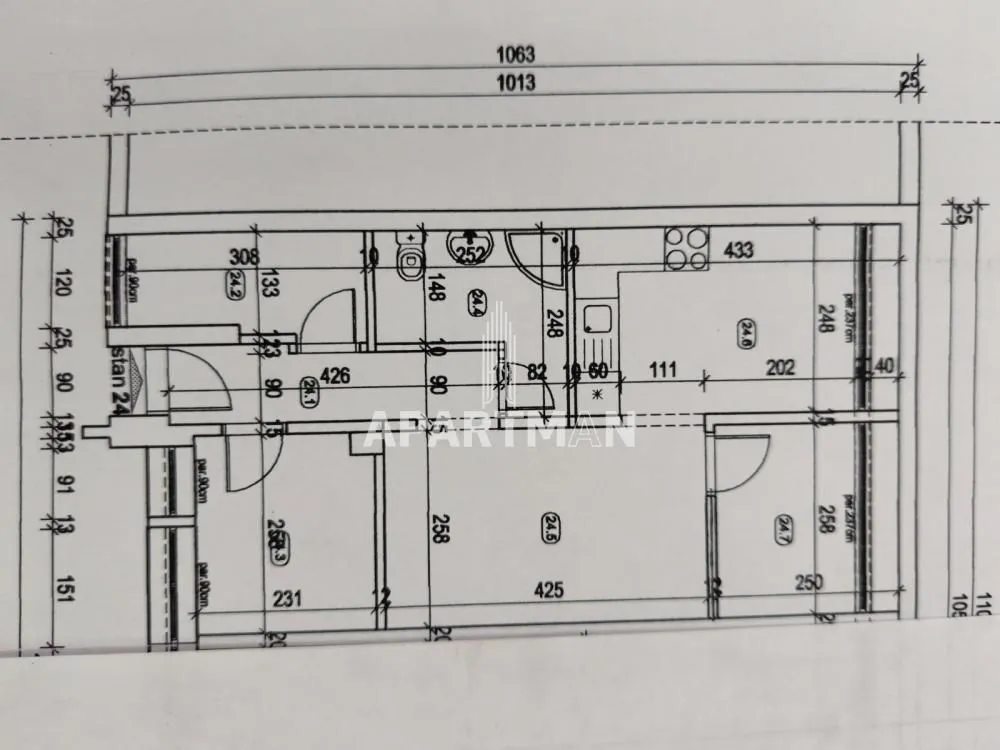 Sale, two bedroom apartment, 46m², Banjica, Voždovac Sve Podlokacije