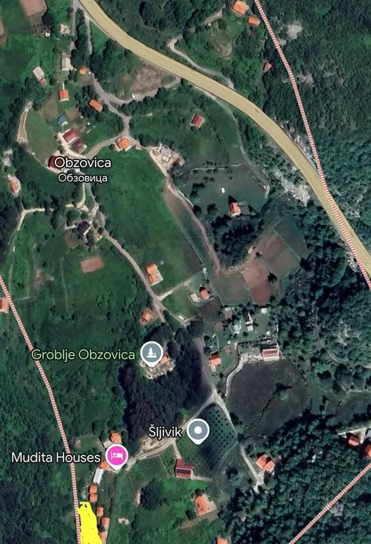 Prodaja, plac, 1240m², Cetinje, Crna Gora