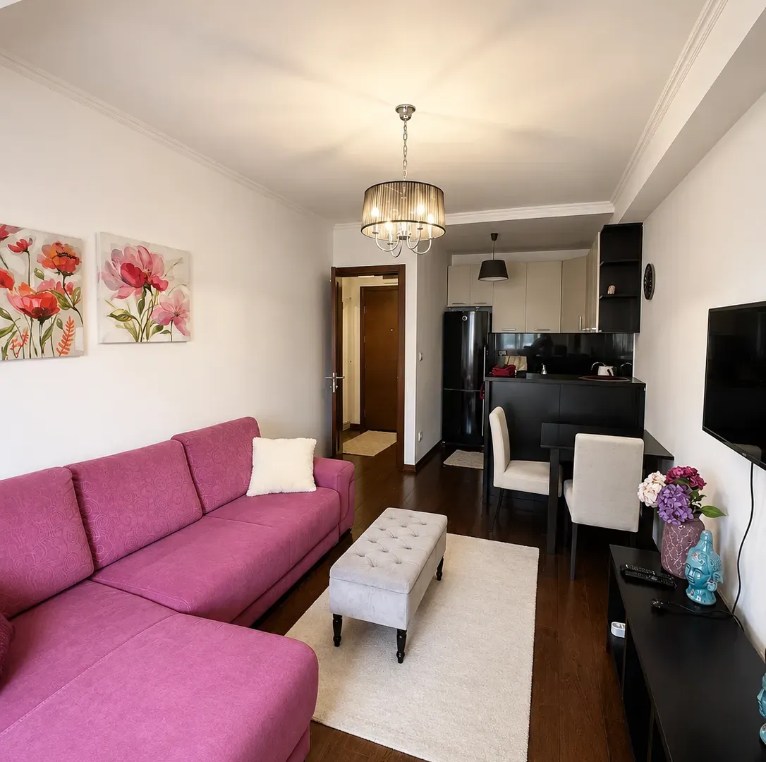 Rent, one bedroom apartment, 45m², Gorica C, Podgorica