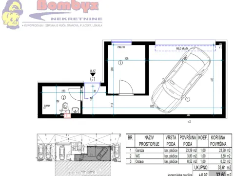 Prodaja, jednosoban stan, 33m², Klisa, Novi Sad Sve Podlokacije - image 3