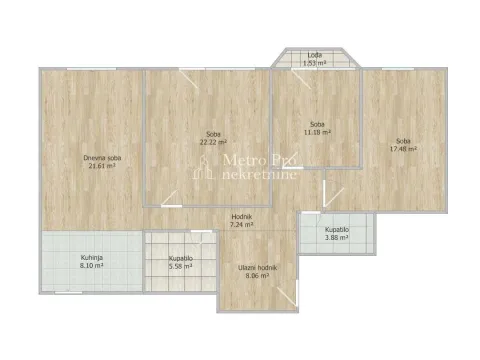 Sale, four bedroom apartment, 110m², Vračar Sve Podlokacije, Beograd - image 20