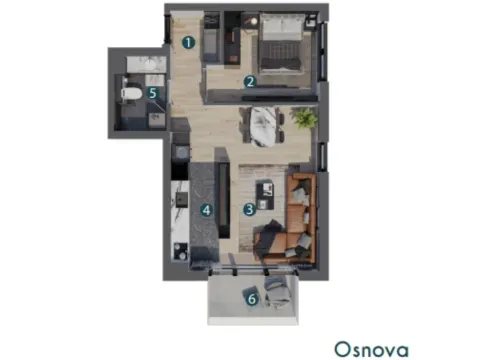 Prodaja, dvosoban stan, 50m², Altina, Beograd - image 2