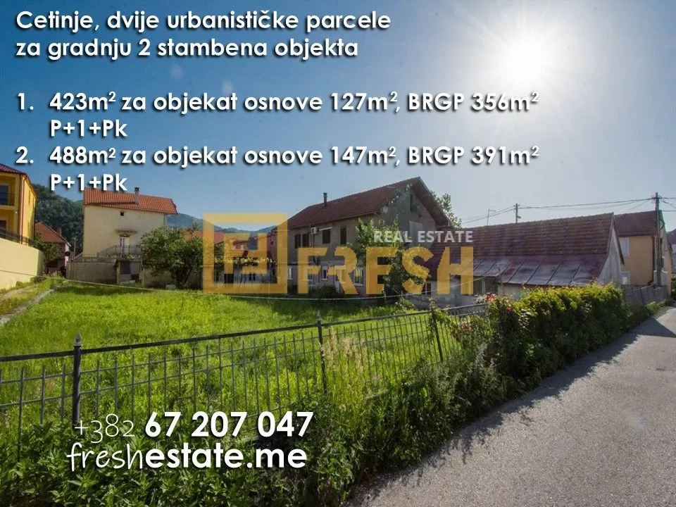 Prodaja, plac, Cetinje, Crna Gora