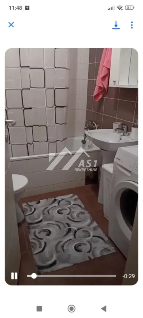 Izdavanje, jednosoban stan, 34m², Nova Detelinara, Novi Sad Sve Podlokacije