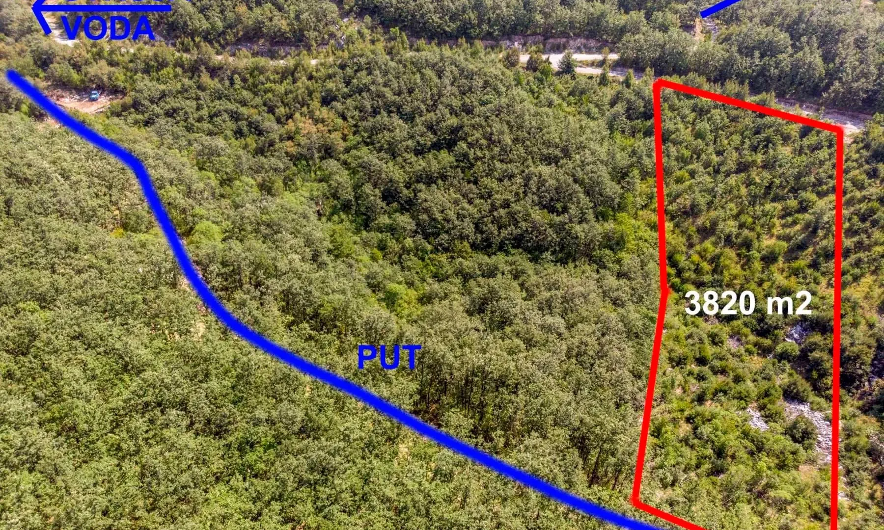Prodaja, plac, 3820m², Danilovgrad, Crna Gora