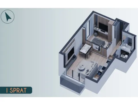 Prodaja, dvosoban stan, 50m², Altina, Beograd - image 11