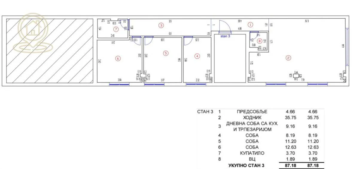 Prodaja, četvorosoban stan, 87m², Telep, Novi Sad Sve Podlokacije