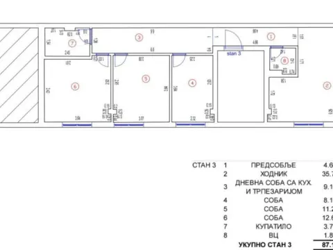 Prodaja, četvorosoban stan, 87m², Telep, Novi Sad Sve Podlokacije - image 12