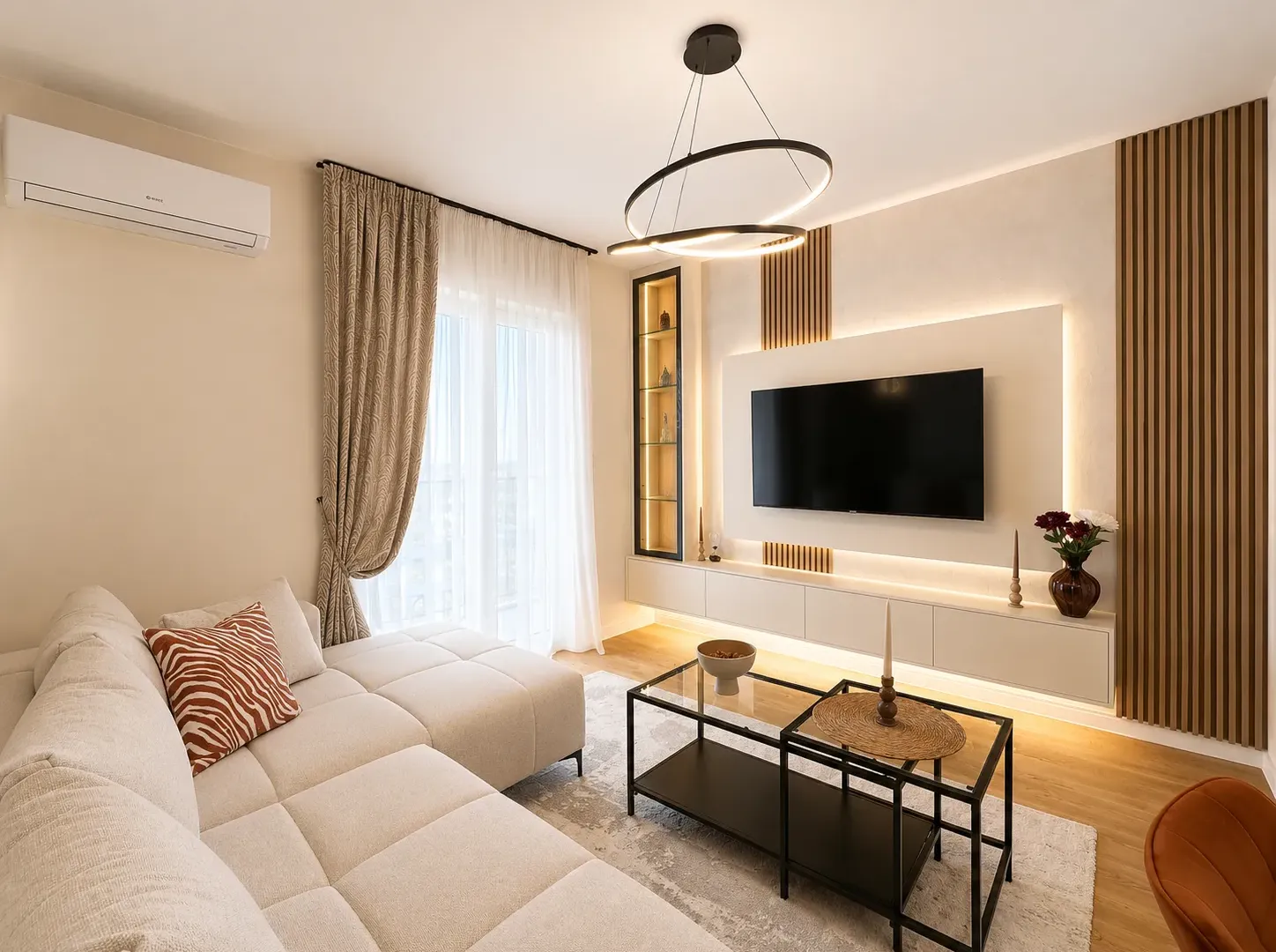 Rent, one bedroom apartment, 46m², Zabjelo, Podgorica