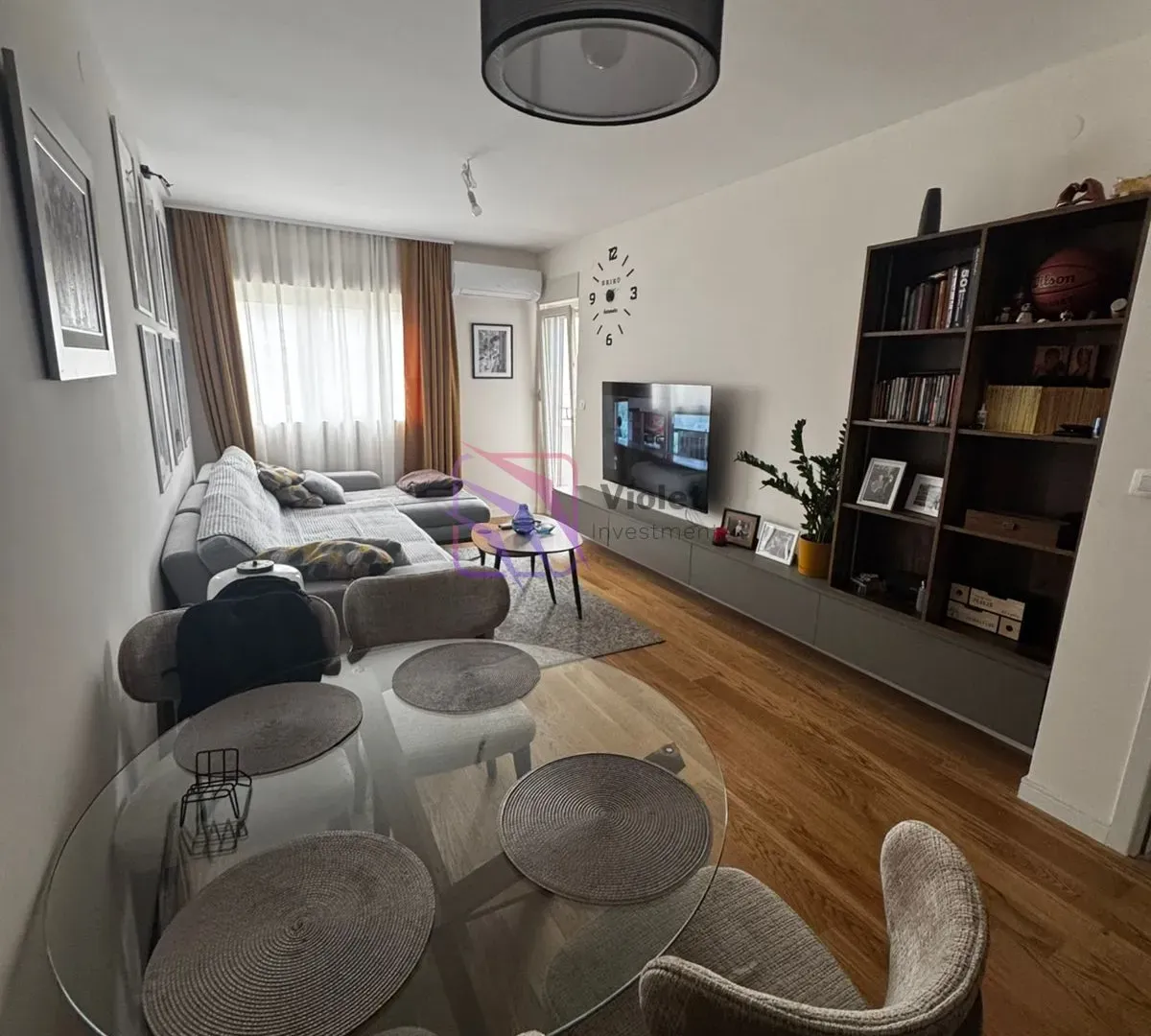 Rent, one bedroom apartment, 47m², Central Point, Podgorica