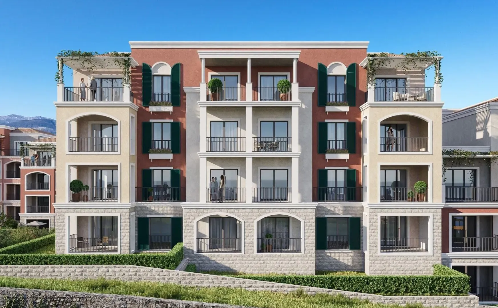 Prodaja, jednosoban stan, 71m², Luštica Bay, Tivat