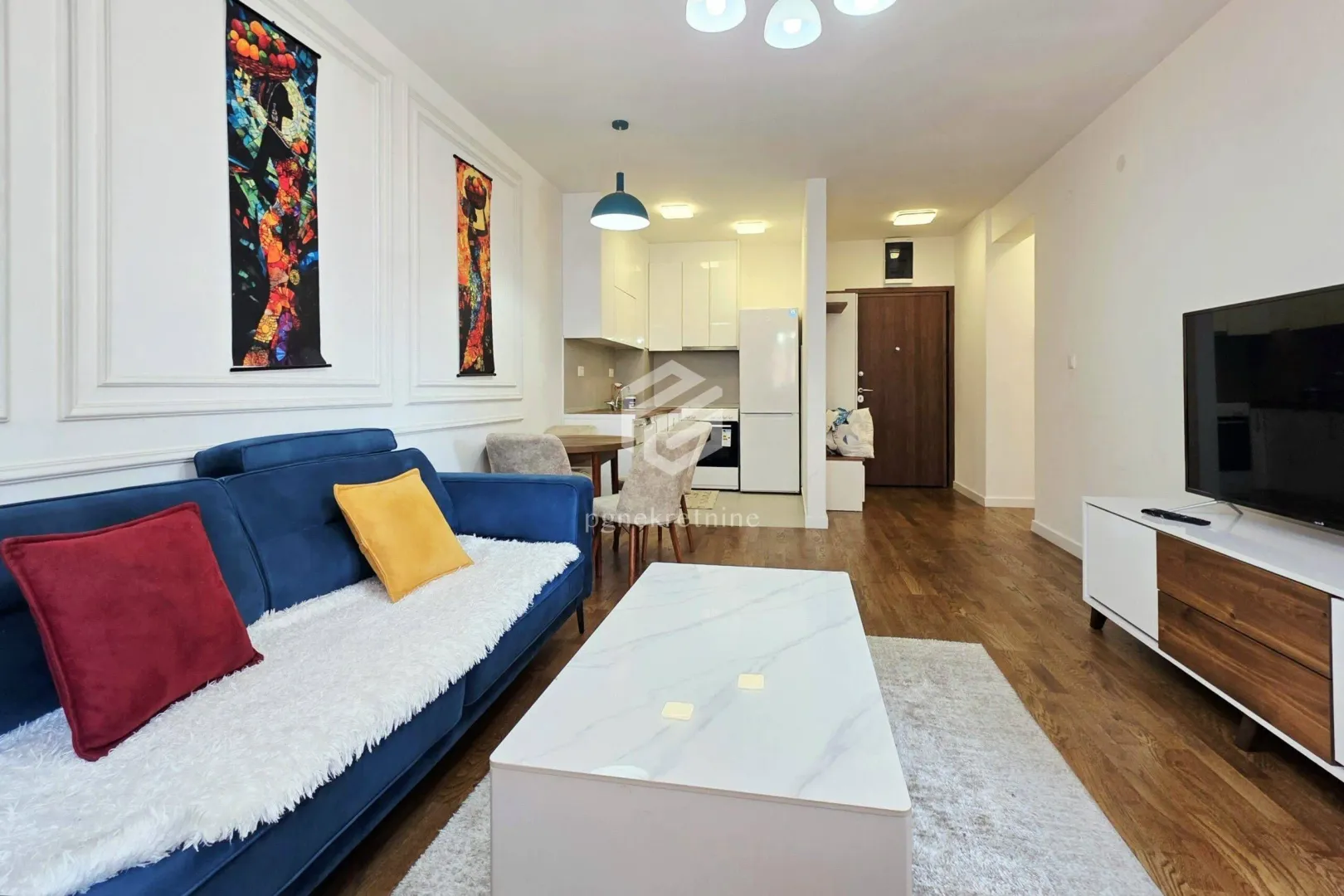 Rent, one bedroom apartment, 46m², Stari Aerodrom, Podgorica