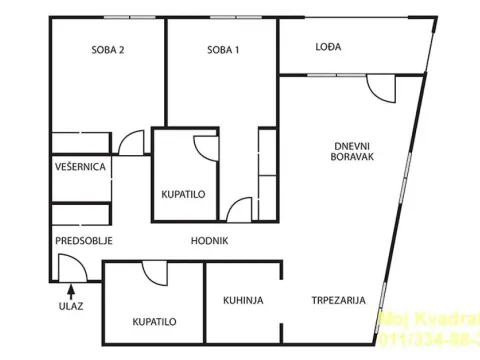Prodaja, trosoban stan, 92m², Savski Venac, Beograd - image 19