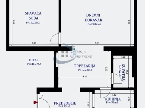 Prodaja, dvosoban stan, 68m², Stari Grad, Beograd - image 5