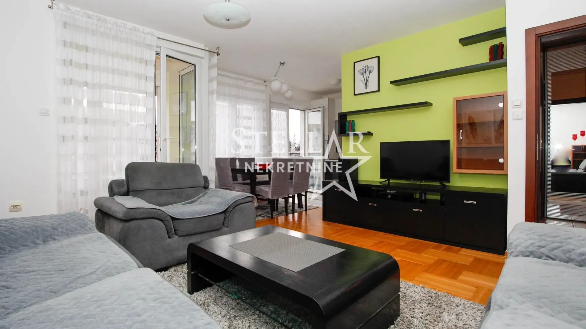 Rent, two bedroom apartment, 73m², Blok 9, Podgorica