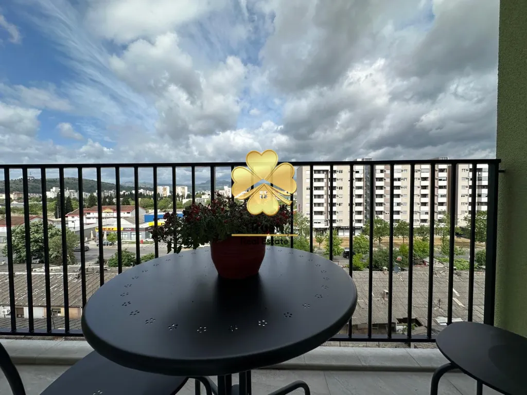 Rent, one bedroom apartment, 43m², Pobrežje, Podgorica