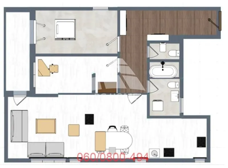 Prodaja, dvosoban stan, 78m², Pančevo, Srbija