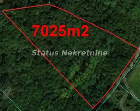 Satelitski snimak zemljišta sa označenim granicama parcele. - image 10