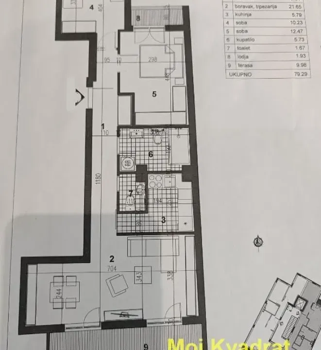Prodaja, trosoban stan, 79m², Zemun Gornji Grad, Zemun Sve Podlokacije