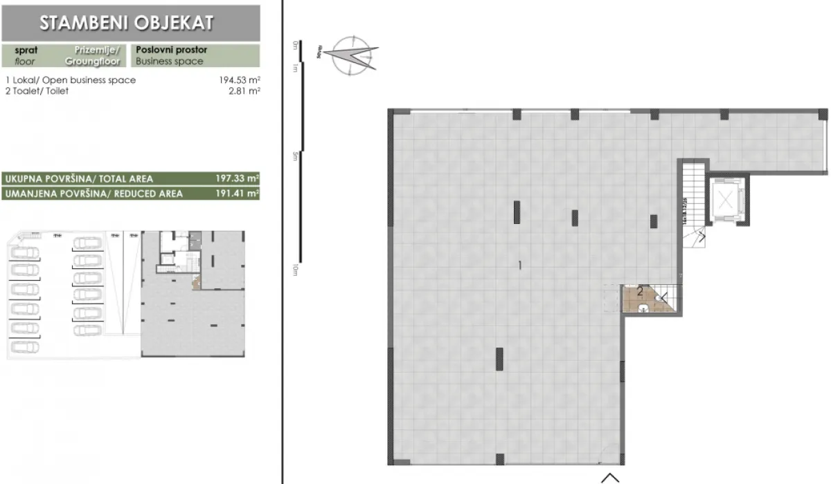 Sale, office space, 252m², Bulevar Oslobodjenja, Novi Sad Sve Podlokacije