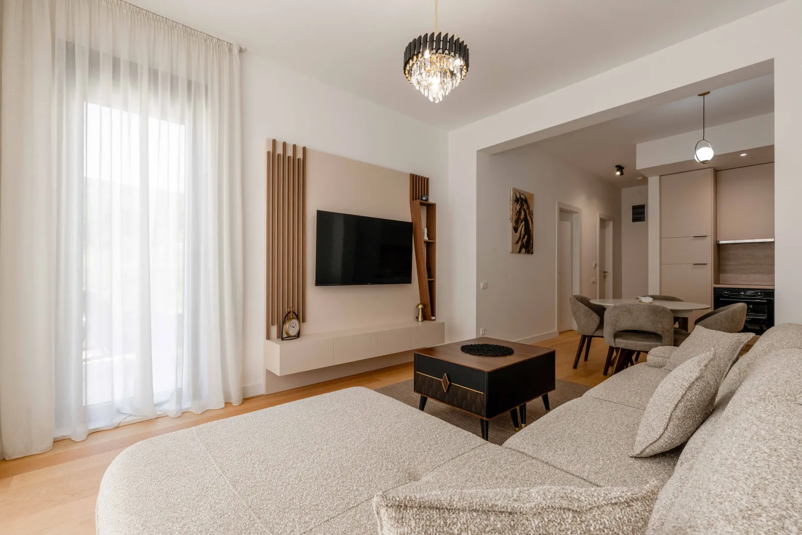 Rent, two bedroom apartment, 64m², Bečići, Budva