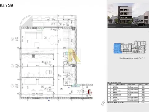 Prodaja, trosoban stan, 69m², Bulevar patrijarha Pavla, Novi Sad Sve Podlokacije - image 1