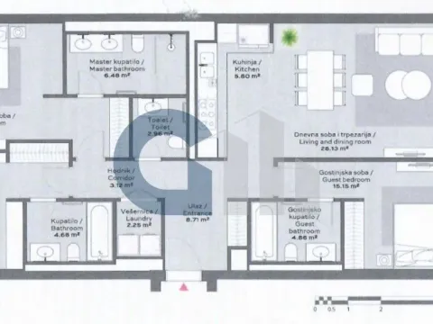 Prodaja, trosoban stan, 128m², Savski Venac, Beograd - image 8