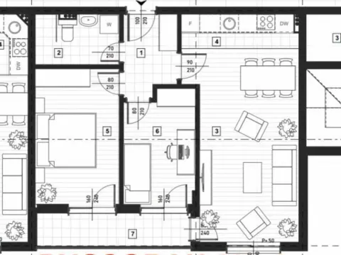 Prodaja, dvosoban stan, 62m², Zagorič, Podgorica - image 2