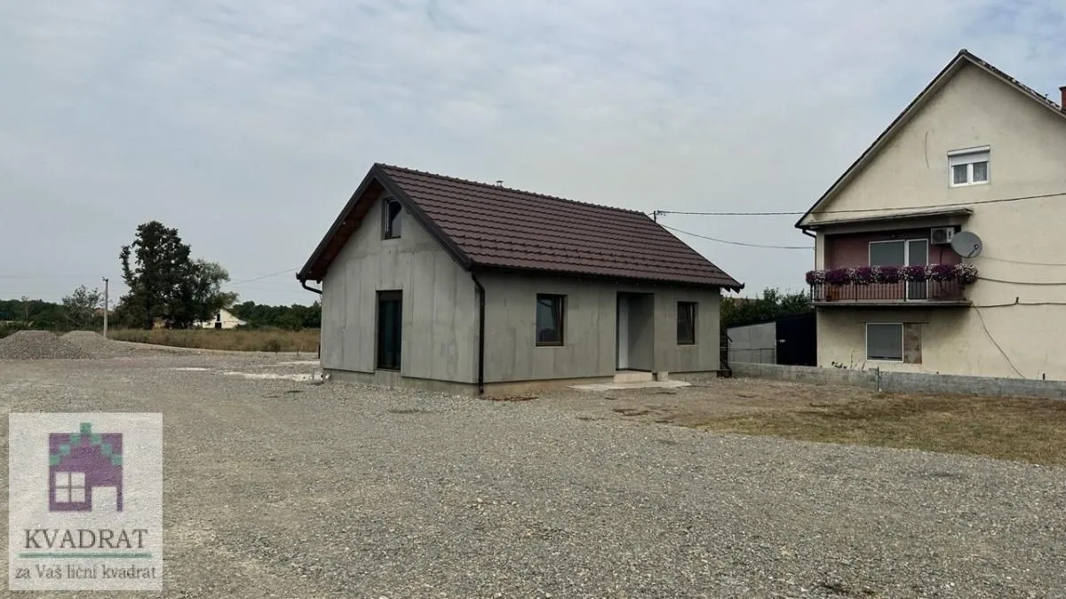 View of the exterior of the house and yard.