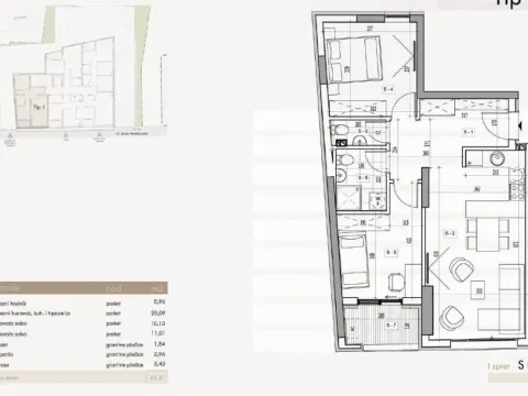 Sale, two bedroom apartment, 62m², Medijana, Niš - image 6