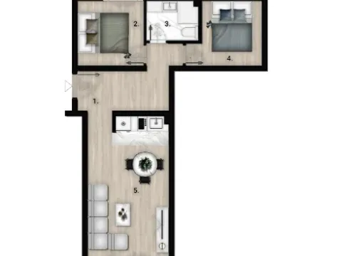 Sale, two bedroom apartment, 45m², Centar, Zlatibor - image 6