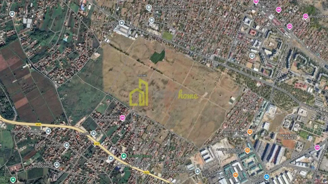 Sale, land lot, 1000m², Sadine, Podgorica