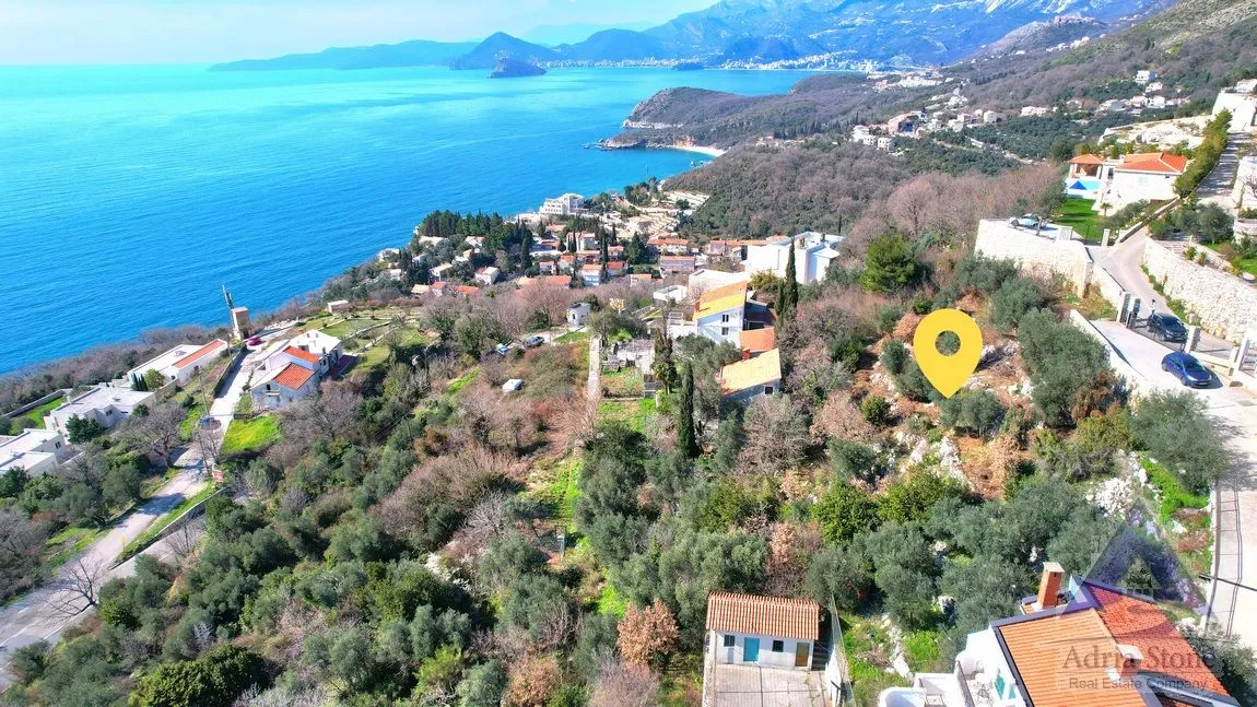 Prodaja, plac, 1254m², Reževići, Budva