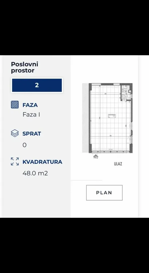 Izdavanje, poslovni prostor, 48m², Zabjelo, Podgorica